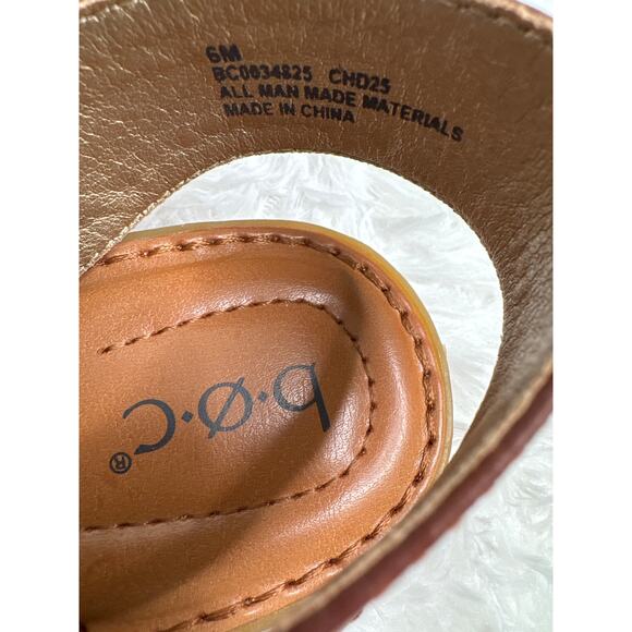 b.o.c. Kacee sandals in a brown or dark tan color summer vacation size 6 - Picture 12 of 15